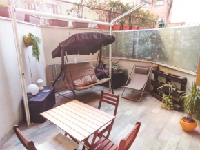 Cozy flat with terrace at Trastevere train station